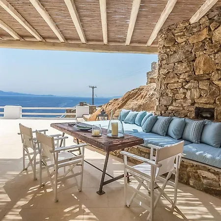 Mediterranean With Splendid View Mikonos וילה